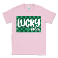Bubblegum Pink lucky vibes Classic Tee - MaliasSmallBusiness