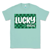 Seafoam lucky vibes Classic Tee - MaliasSmallBusiness