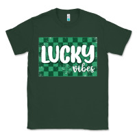 Sports Green lucky vibes Classic Tee - MaliasSmallBusiness