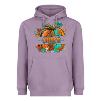 Lavender pumpkin nurse Heavyweight Hoodie - NancyCooperArtShop