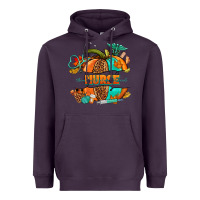 Plum pumpkin nurse Heavyweight Hoodie - NancyCooperArtShop