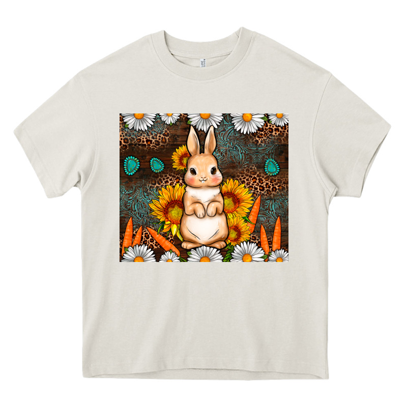 Rabbit Daisy Sunflower Leopard 20oz Tumbler Heavy Core Tee by Neo Western | Teevron