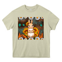 Mossy Rabbit daisy sunflower leopard 20oz tumbler Heavy Core Tee - Neo Western