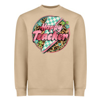 Mushroom happy teacher lighting bolt Heavyweight Sweatshirt - MaliasSmallBusiness