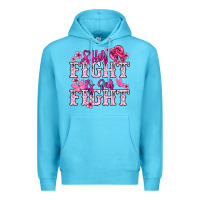 Ocean Blue Her fight is our fight Cancer Awareness Premium Hoodie - HowdyJamesFarm
