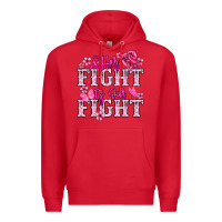Red Her fight is our fight Cancer Awareness Premium Hoodie - HowdyJamesFarm