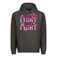 Smoke Her fight is our fight Cancer Awareness Premium Hoodie - HowdyJamesFarm
