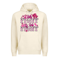 Tofu Her fight is our fight Cancer Awareness Premium Hoodie - HowdyJamesFarm