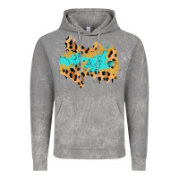 Cloud Rock glitter leopard turquoise patch Vintage Hoodie - AdoDesignShop