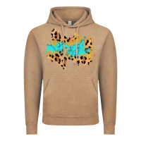Vintage Coffee glitter leopard turquoise patch Vintage Hoodie - AdoDesignShop