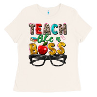 Bone teach like a boss Ladies Tee - Zillion Design Studio