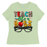 Matcha teach like a boss Ladies Tee - Zillion Design Studio