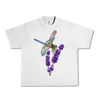 Lunar Rock Dragonfly With Lavender Urban Heavy Tee - LillyAllenDesigns