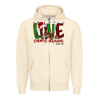 Sandshell love came dow christmas Zipper Hoodie - RacoonDesign