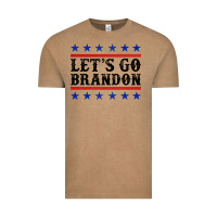 Vintage Coffee Let's Go Brandon American Flag Vintage Tee - Jasminsmagicworld