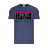 Vintage Denim Let's Go Brandon American Flag Vintage Tee - Jasminsmagicworld