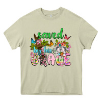Mossy Saved by his grace Heavy Core Tee - Neo Western