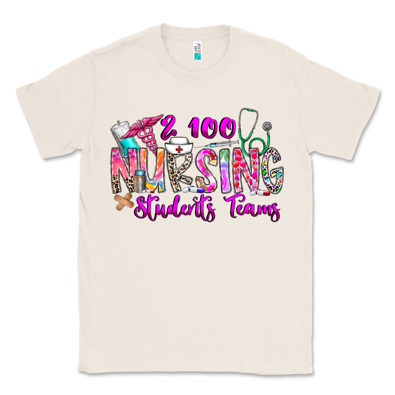 100 Nursing Students Teams Classic Tee by CowhideDigitalArt | Teevron