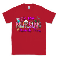 Red 100 Nursing Students Teams Classic Tee - CowhideDigitalArt