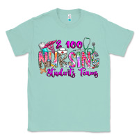 Seafoam 100 Nursing Students Teams Classic Tee - CowhideDigitalArt