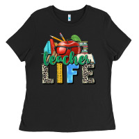 Black teacher life Ladies Tee - Zillion Design Studio