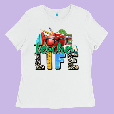 Teacher Life Ladies Tee Designed By Zillion Design Studio