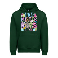Forest Green Easter Day Little mister hops a lot Urban Hoodie - OliviaCreatesArt