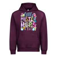 Mauve Wine Easter Day Little mister hops a lot Urban Hoodie - OliviaCreatesArt