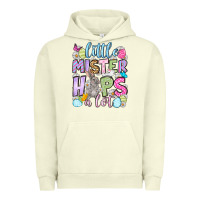 Pigment Pistachio Easter Day Little mister hops a lot Urban Hoodie - OliviaCreatesArt