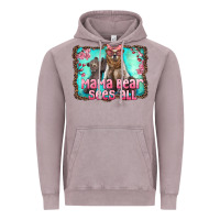Vintage Zinc mama bear sees all Vintage Hoodie - Artiststas