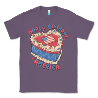 Lavender happy birthday america Classic Tee - MaliasSmallBusiness