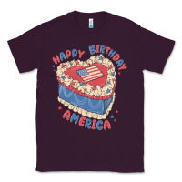 Plum happy birthday america Classic Tee - MaliasSmallBusiness