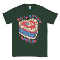 Sports Green happy birthday america Classic Tee - MaliasSmallBusiness