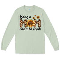 Matcha being a mom makes my life complete Long Sleeve Tee - MaliasSmallBusiness