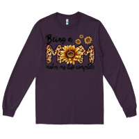 Plum being a mom makes my life complete Long Sleeve Tee - MaliasSmallBusiness
