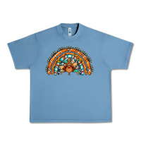 Pebble Blue turquoise thanksgiving turkey rainbow Urban Heavy Tee - Jasminsmagicworld