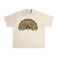 Sandshell turquoise thanksgiving turkey rainbow Urban Heavy Tee - Jasminsmagicworld