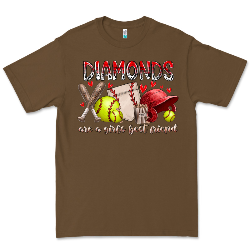Diamonds Are A Girls Best Friends Premium Tee by RacoonDesign | Teevron