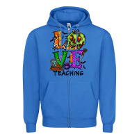 True Royal love taching halloween Zipper Hoodie - RacoonDesign