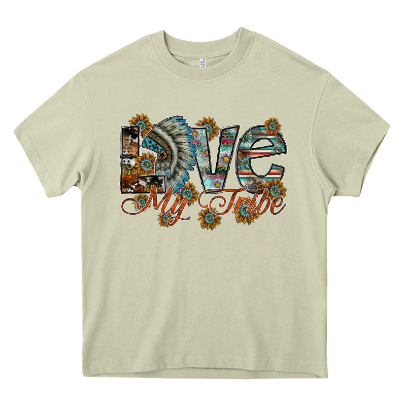 Love My Tribe Heavy Core Tee by SublimationCraftShop | Teevron