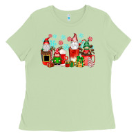 Matcha christmas gnomes coffee cups Ladies Tee - texasbilliewilder