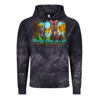 Cloud Black mama bear sees all with sunflowers Vintage Hoodie - Artiststas