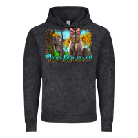 Vintage Black mama bear sees all with sunflowers Vintage Hoodie - Artiststas