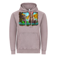 Vintage Zinc mama bear sees all with sunflowers Vintage Hoodie - Artiststas