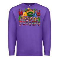 Purple Nacho average Teacher Premium Sweatshirt - NancyCooperArtShop