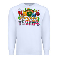 White Nacho average Teacher Premium Sweatshirt - NancyCooperArtShop