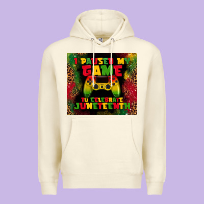I Paused My Game Premium Hoodie Designed By Tumblerdesignbyshophia