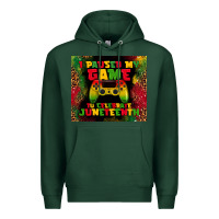 Sports Green i paused my game Premium Hoodie - TumblerDesignByShophia