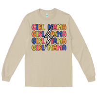 Mushroom girl mama lightning bolt Long Sleeve Tee - MaliasSmallBusiness
