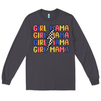 Smoke girl mama lightning bolt Long Sleeve Tee - MaliasSmallBusiness
